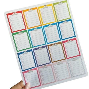 Naklejki do Planera Kalendarza Planner NOTATKI