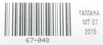 YAMAHA MT 07 13-18 ПЕРЕДНЯЯ ОСЬ