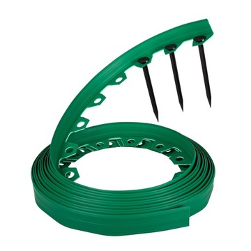 Obrzeże ogrodowe trawnikowe tworzywo sztuczne 10m zielony 4cm