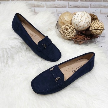 ЖЕНСКИЕ МОКАСИНЫ БОЛЬШОГО РАЗМЕРА, КОЖАНАЯ СТЕЛКА 41