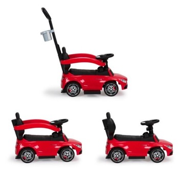 Катание, коляска, ходунки, 3в1, игрушечная машинка с клаксоном, большой автомобиль Мерседес