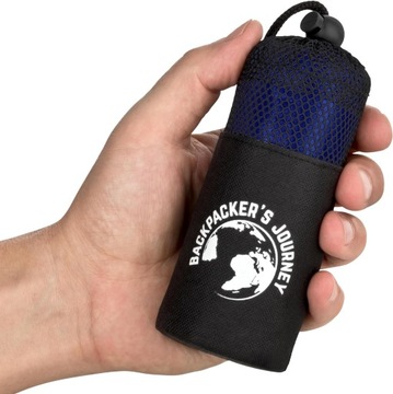 MINI ŚPIWÓR TURYSTYCZNY Z MIKROFIBRY ULTRA LEKKI CIENKI KEMPING SURVIVAL