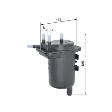 BOSCH FILTR PALIVA DO NISSAN JUKE RENAULT KANGOO