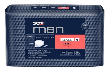 Wkładki męskie Seni Man Extra Plus Level 4 15szt