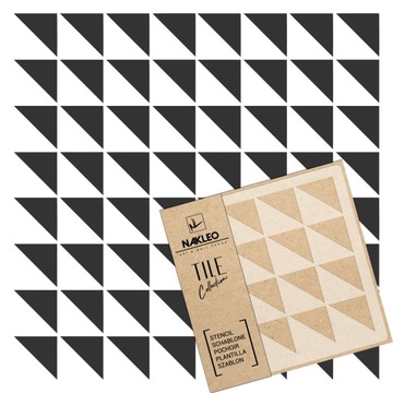 SZABLON MALARSKI do kafelków płytek LAVOS 60x60cm