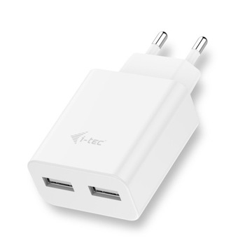 I-TEC ZASILACZ ŁADOWARKA 230V - 2 x USB 5V 2.4A