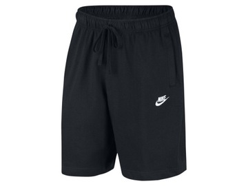 NIKE Spodenki krótkie szorty czarne Nike Sportswear Club Fleece r. M