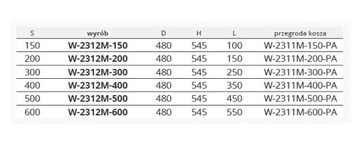 Нижняя грузовая корзина, бесшумное закрывание, 30 3П, НОМЕТ, серебристый