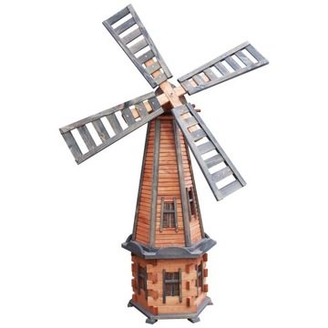 Wiatrak ogrodowy drewniany Wiatraki 170cm antracyt