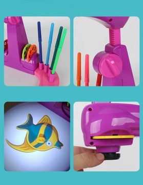 Проектор для рисования 32 слайдов-маркеров