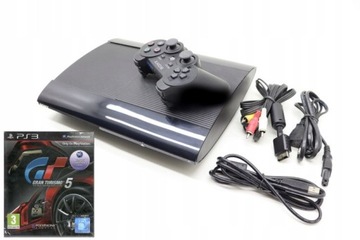 Konsola PlayStation 3 500GB PS3 SUPER SLIM DualShock Org GRA