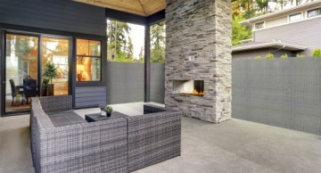 КОВРИК ДВУХСТОРОННИЙ БАЛКОННЫЙ ПОКРЫТИЕ ДЛЯ БАЛКОНА ТЕРРАСЫ БАМБУК ПВХ 100х500 см