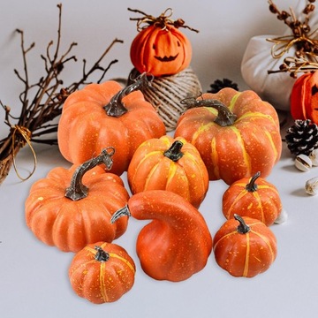 8 шт. Имитация искусственной тыквы для фермерской вечеринки.