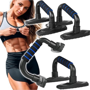 UCHWYTY DO POMPEK PUSH UP STABILNE PODPÓRKI DO ĆWICZENIA POMPEK 2szt