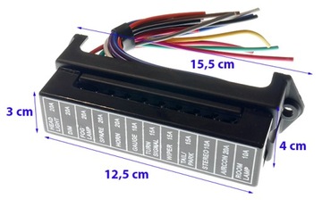 КОРОБКА ГНЕЗДА КОРПУС ПРЕДОХРАНИТЕЛЯ GB12K КАБЕЛИ