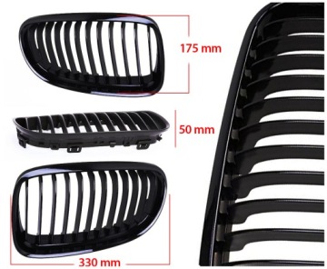 РЕШЕТКА РАДИАТОРА ПОЧКИ BMW E90 E91 LCI LIFT 2008-2013 ЧЕРНЫЙ ГЛЯНЕЦ