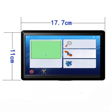 NAWIGATOR GPS DO NAWIGACJI SAMOCHODOWEJ NA EKRANIE DOTYKOWYM