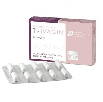 TRIVAGIN 20kaps wspomagających w infekcji pochwy