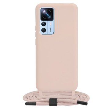 Techsuit - Etui ze sznurkiem Xiaomi 12T / 12T Pro - Różowy