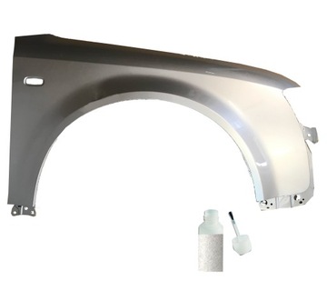 BŁOTNIK AUDI A4 B6 LY7W 00-04 Prawy + 50ml lakieru z otworem na migacz