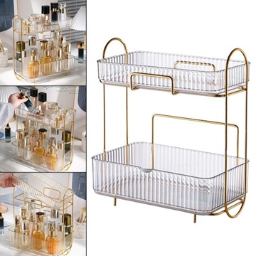 3-х уровневый настольный органайзер, прозрачный