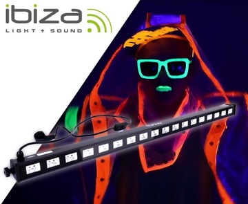 Лента светодиодная УЛЬТРАФИОЛЕТОВАЯ БАР 18Х 3Вт