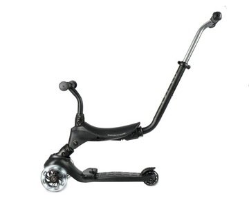 Самокат трехколесный с сиденьем, светодиодные колеса Sema Pro 3in1 Qplay