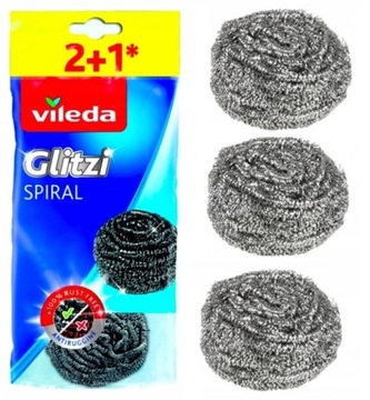 Druciak ostry, spiralny Vileda 3 szt.
