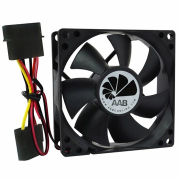 AABCOOLING FAN 8 WENTYLATOR KOMPUTEROWY WIATRAK MOLEX DO OBUDOWY PC 80x80mm
