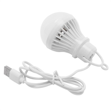 ŁADOWALNA ŻARÓWKA LED POWER BANK USB SURVIVAL 5W