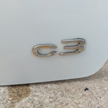 ZNAK ZNAKY VÍKO KUFRU KUFRU ZADNÍ CITROEN C3 II (2009-2013)