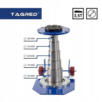 ПНЕВМАТИЧЕСКИЙ ПОДЪЕМНИК СНЕГОВИК 3,5Т 3Т ЛЕНТЫ