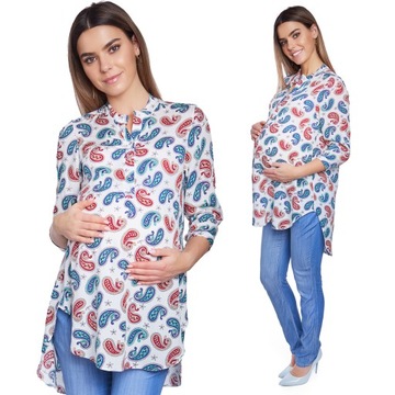 Elegancka Ciążowa SUKIENKAtunika OVERSIZE Roz - 38
