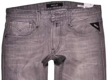 REPLEY spodnie SLIM jeans ANBASS _ W31 L34