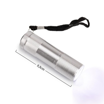 МИНИ-УФ-СВЕТОДИОДНЫЙ ФАКЕЛ 9 Вт для акрилового геля для ногтей со штампом