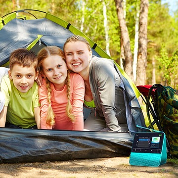 Мини-портативный телевизор 7 дюймов DVB-T2 DAB+ FM H.