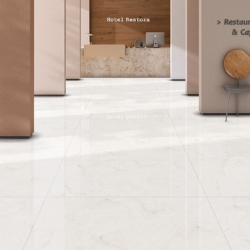 НАСТЕННАЯ ПЛИТКА ДЛЯ ВАННОЙ КОМНАТЫ ГРЕСС МРАМОР БЕЖЕВЫЙ ОНИКС ICE 60x120 БЛЕСК