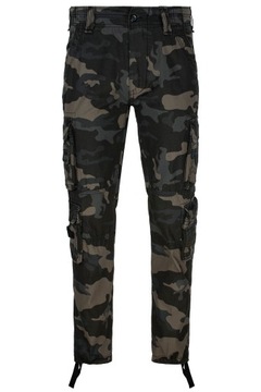 Spodnie BRANDIT Pure Slim Fit darkcamo 3XL