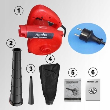 2W1 1000W DMUCHAWA ELEKTRYCZNA DO LIŚCI PODWORKO MOCNA ODKURZACZ OGRODOWY