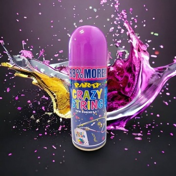 СПРЕЙ-СЕРПЕНТИН КОНФЕТТИ ДЛЯ ВЕЧЕРИНКИ ДНЯ РОЖДЕНИЯ NEON FUN 250мл