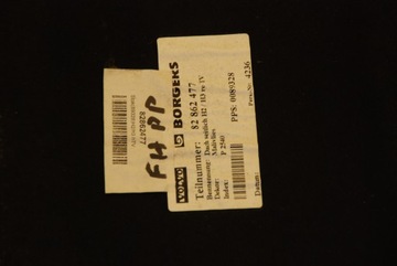 ОБИВКА БОКОВИНЫ КАБИНЫ Л/П VOLVO FH4