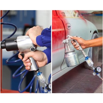 Водомасляный сепаратор, воздушный фильтр, пневмоинструмент, резьба 1/4