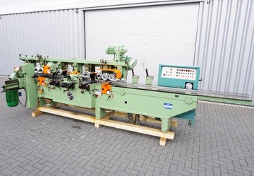 ЧЕТЫРЕХСТОРОННИЙ строгальный станок WEINIG с 7 ГОЛОВКАМИ