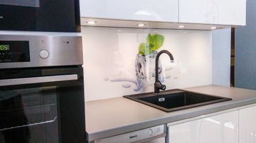 Panel szklany hartowany 80x60 Kamień dekoracyjny