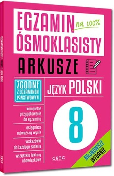 Egzamin ósmoklasisty POLSKI Arkusze GREG 2024