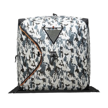 УЛИЧНАЯ ПАЛАТКА ДЛЯ ПОДЛЕДНОЙ РЫБАЛКИ 145*145*165 СМ - КАМУФЛЯЖ