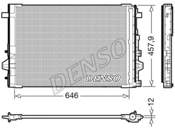 KONDENZÁTOR MERCEDES A W176 1.5-2.1 12-18