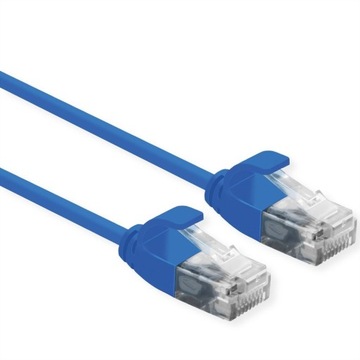 Patchcord data center UTP kat.6A LSOH slim 0,3m