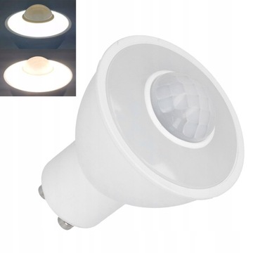 ŻARÓWKA LED GU10 5W Z CZUJNIKIEM RUCHU 500LM
