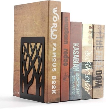 4x ПОДДЕРЖКИ ДЛЯ КНИГ ПРОТИВОСКОЛЬЗЯЩИЕ ПОДСТАВКИ ДЛЯ КНИГ ЧЕРНЫЕ МЕТАЛЛИЧЕСКИЕ ПОДСТАВКИ LOFT